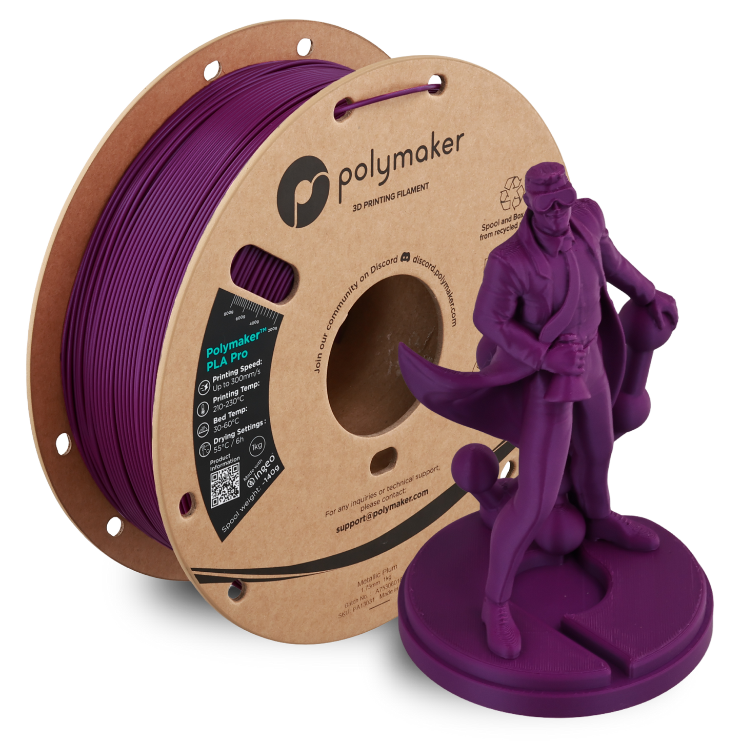 Polymaker PLA Pro Filament 1kg 1.75 mm
