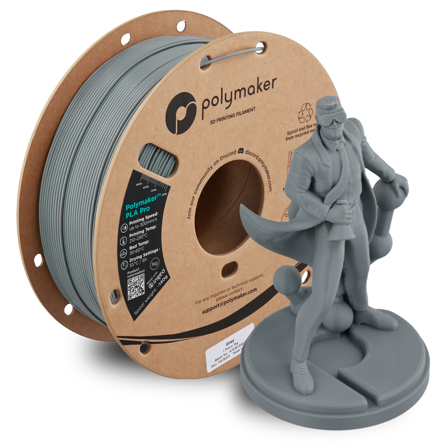 Polymaker PLA Pro Filament 1kg 1.75 mm