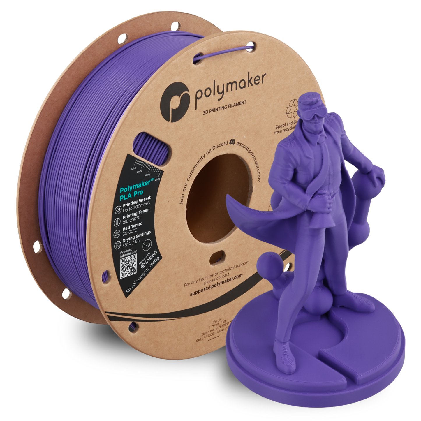 Polymaker PLA Pro Filament 1kg 1.75 mm