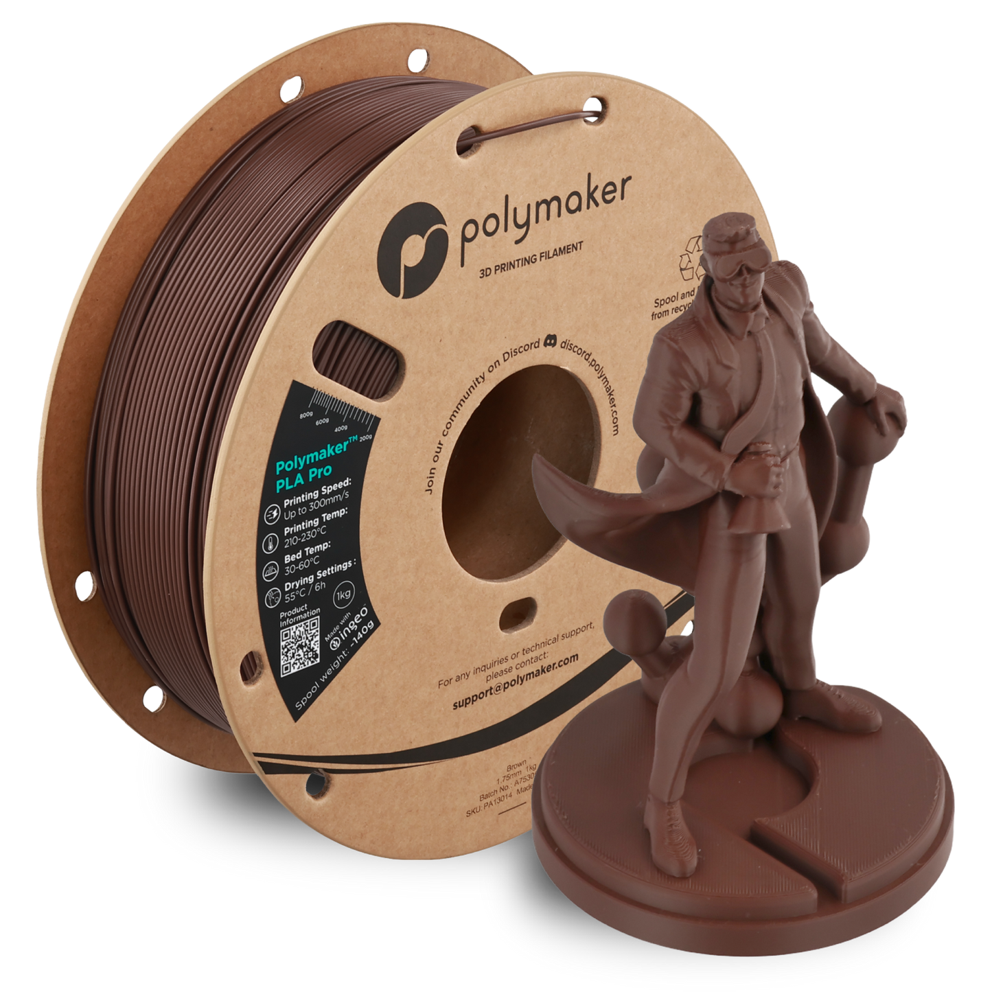 Polymaker PLA Pro Filament 1kg 1.75 mm