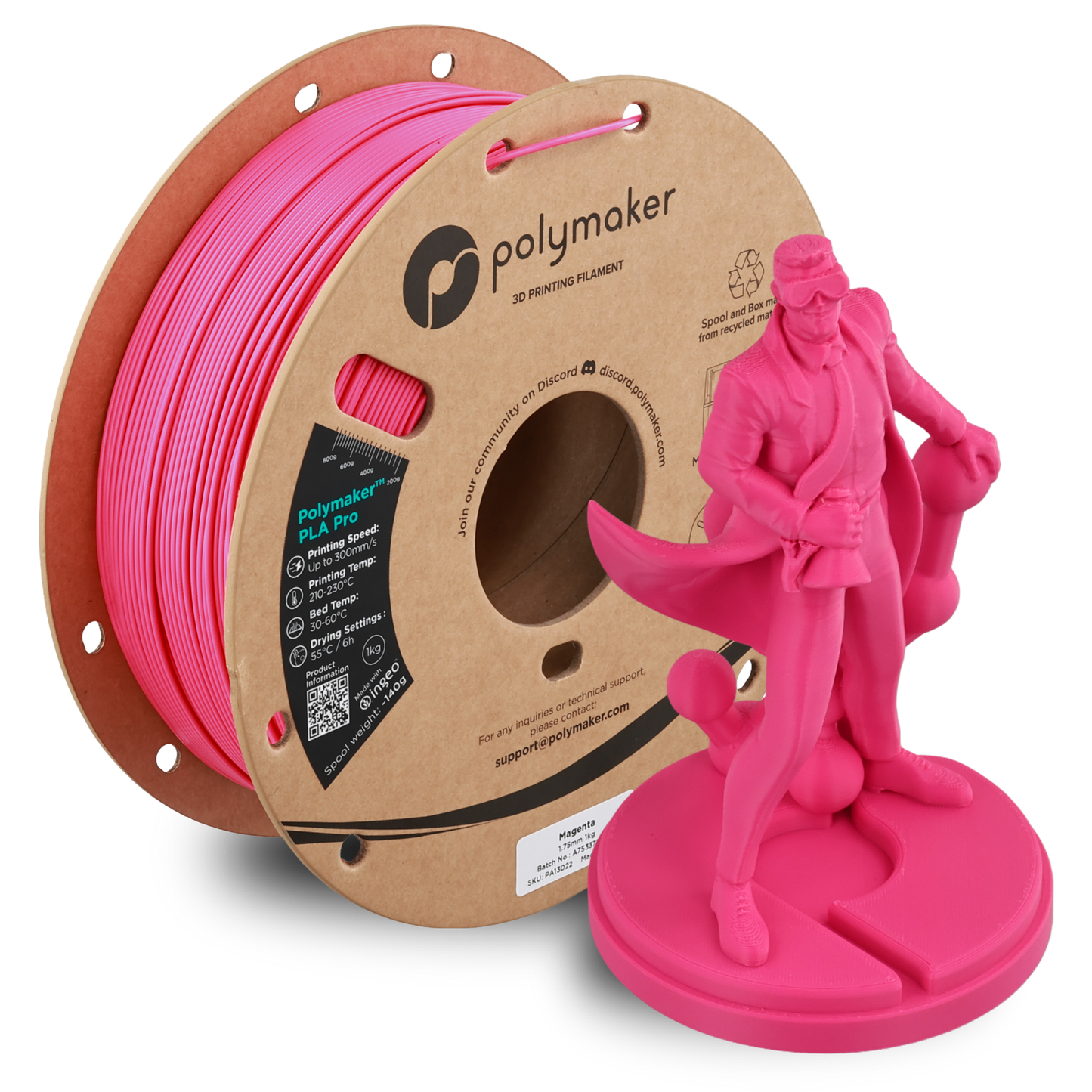 Polymaker PLA Pro Filament 1kg 1.75 mm