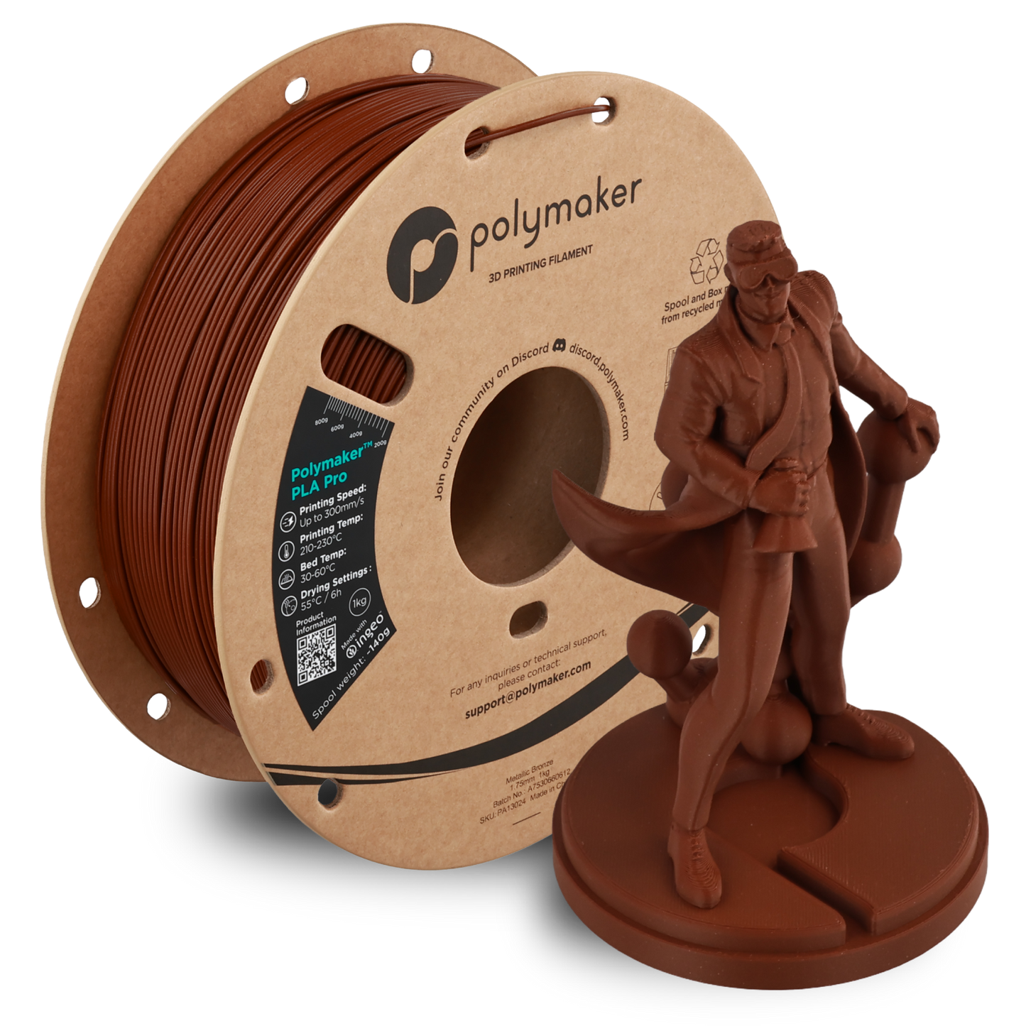 Polymaker PLA Pro Filament 1kg 1.75 mm
