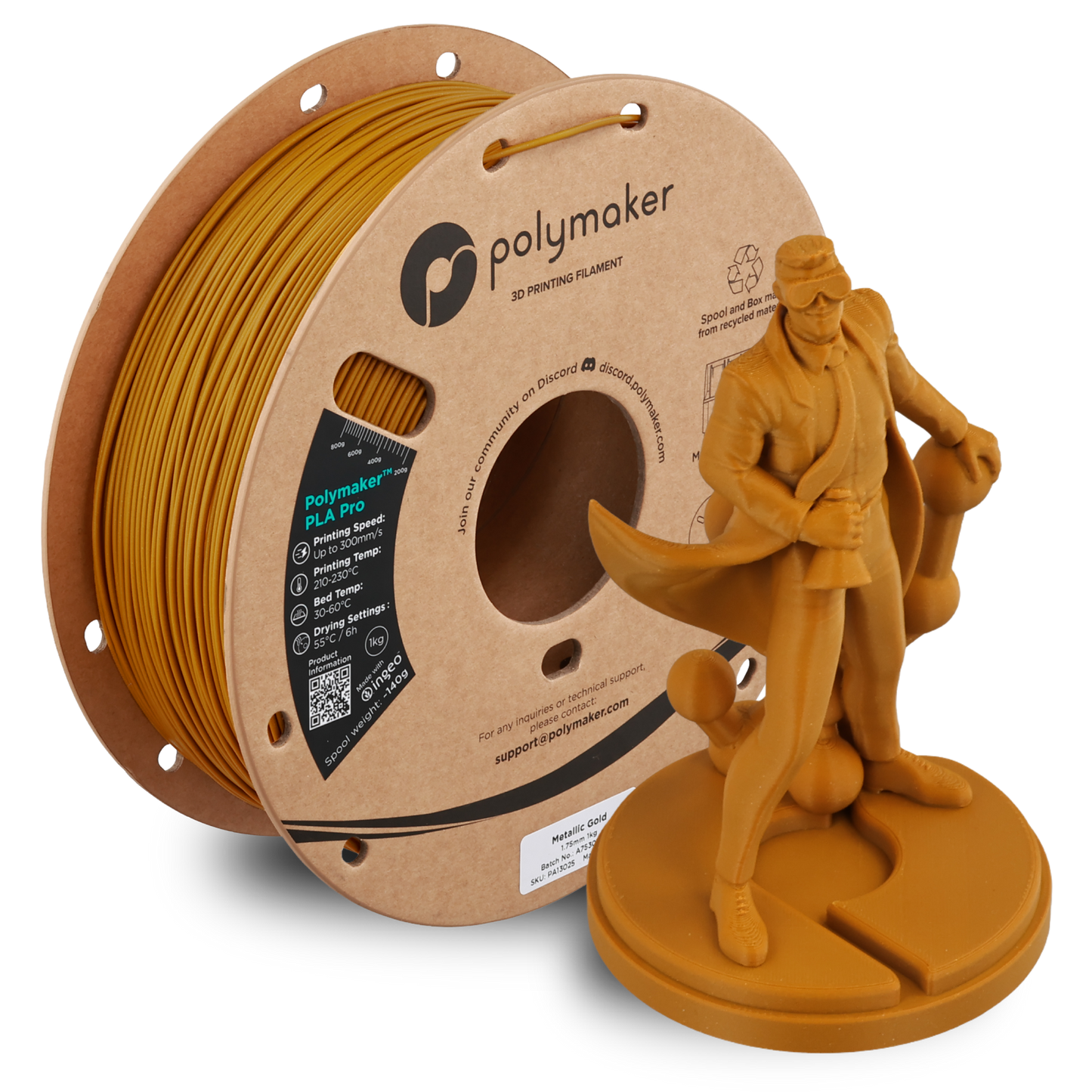 Polymaker PLA Pro Filament 1kg 1.75 mm