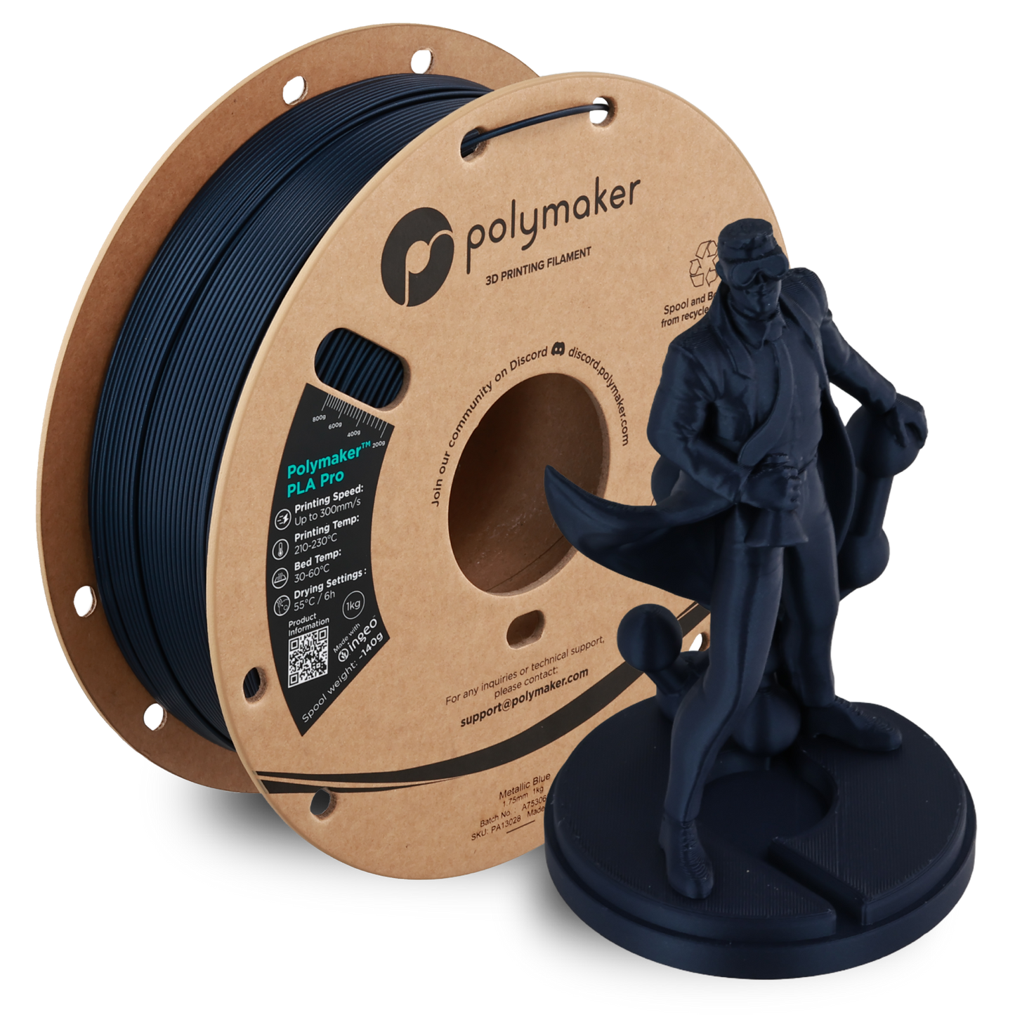 Polymaker PLA Pro Filament 1kg 1.75 mm