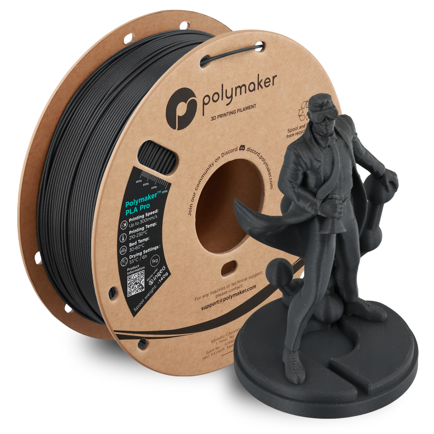 Polymaker PLA Pro Filament 1kg 1.75 mm