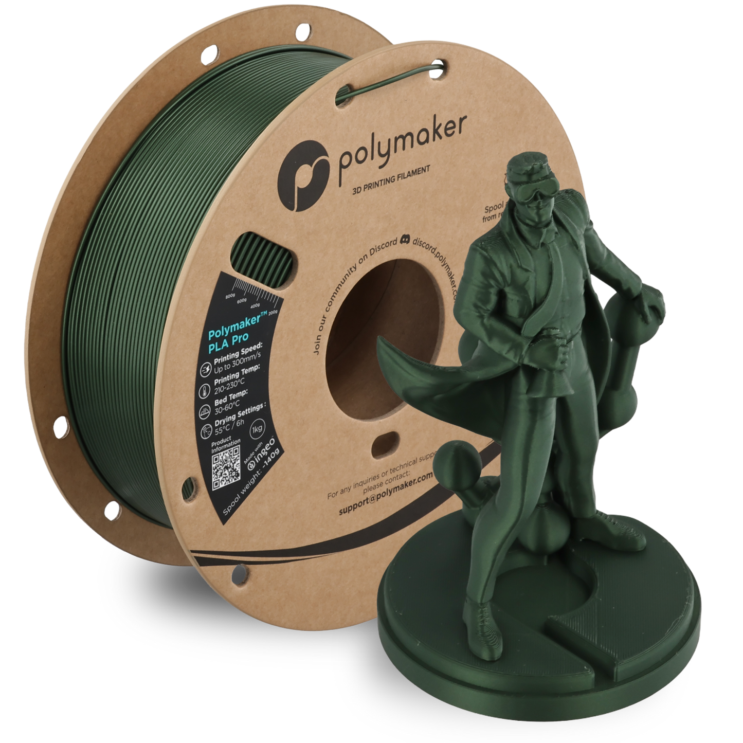 Polymaker PLA Pro Filament 1kg 1.75 mm