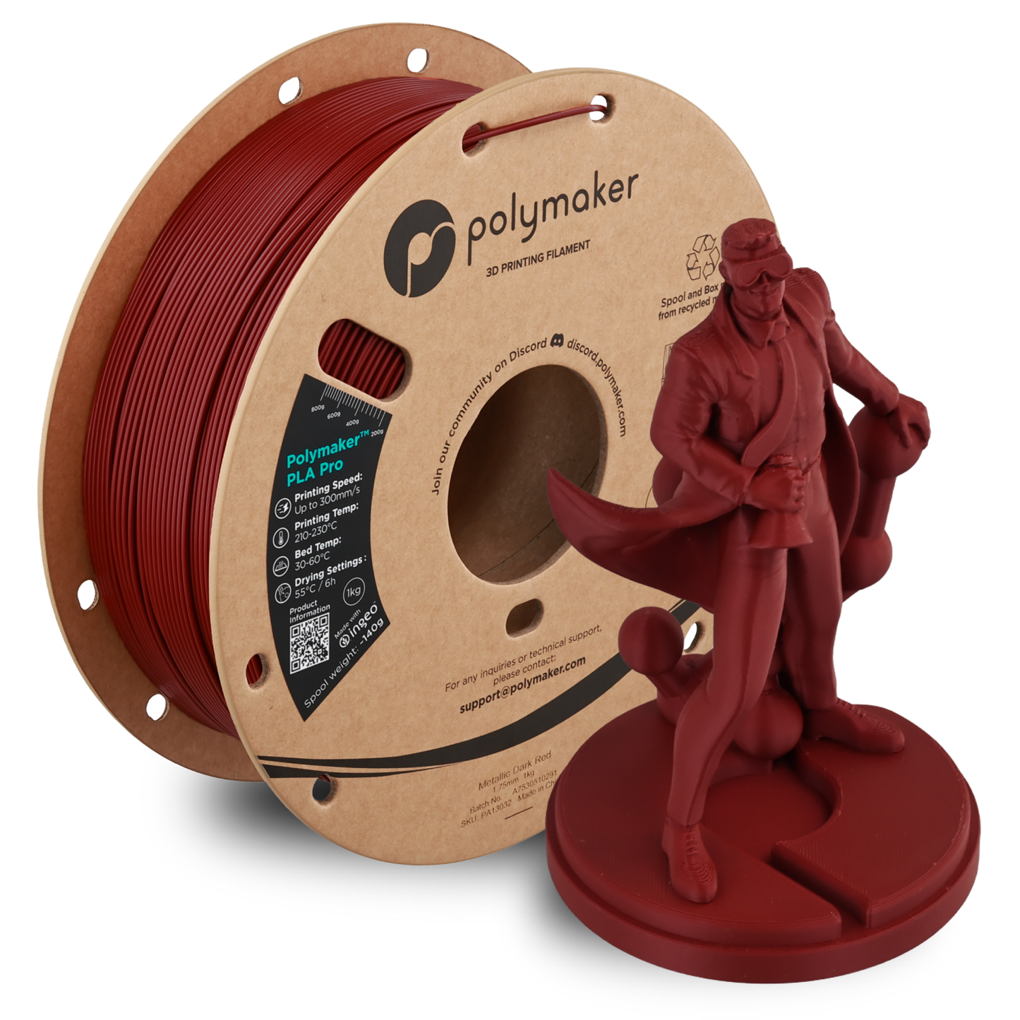 Polymaker PLA Pro Filament 1kg 1.75 mm