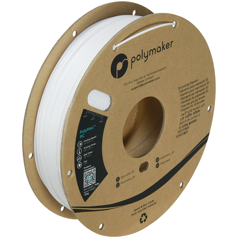 Polymaker PolyMax PC Filament 0.75kg 1.75 mm