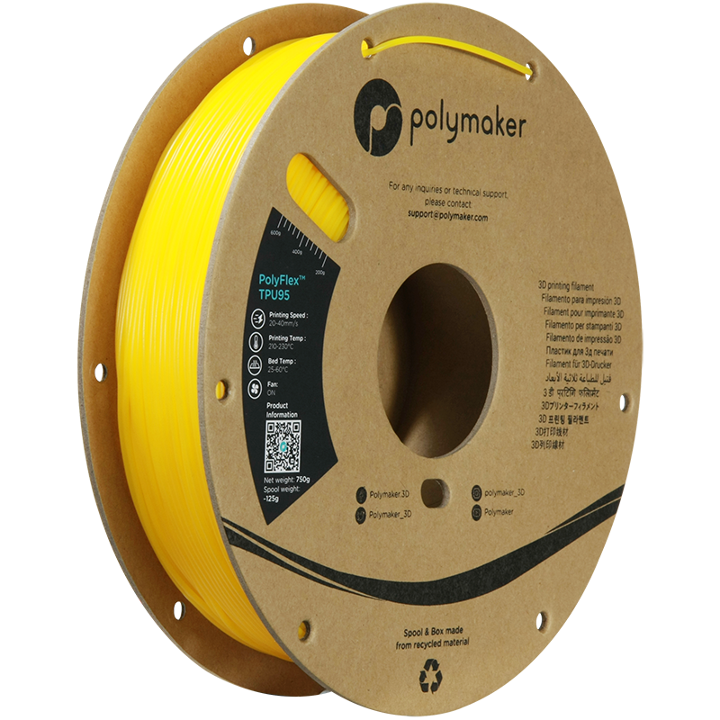 Polymaker PolyFlex TPU95 Filament 0.75kg 1.75mm