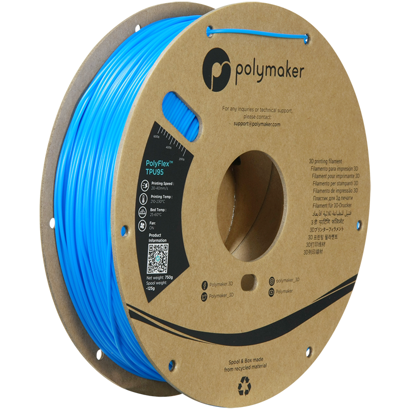 Polymaker PolyFlex TPU95 Filament 0.75kg 1.75mm