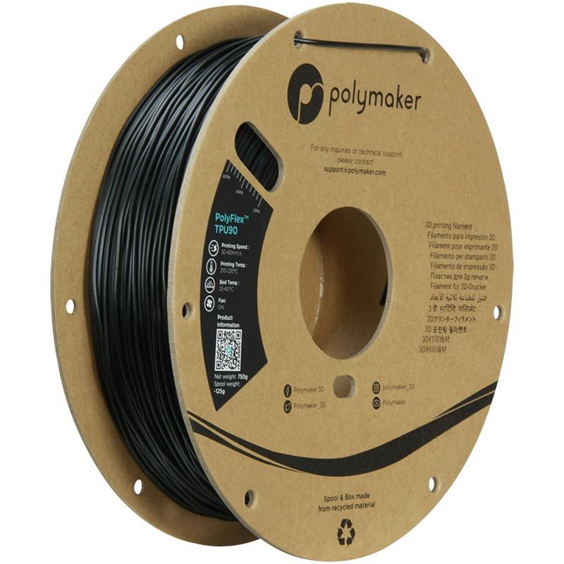 Polymaker PolyFlex TPU90 Filament 0.75kg 1.75 mm