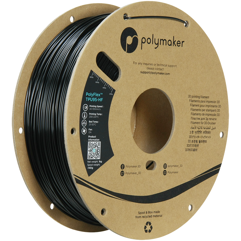 Polymaker PolyFlex TPU95-HF Filament 0.75kg 1.75mm