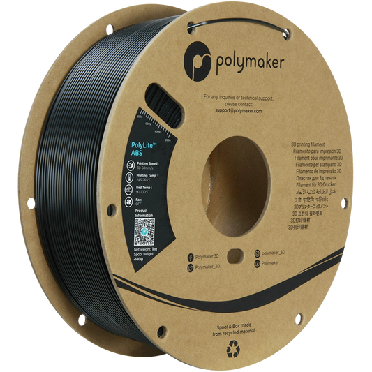 Polymaker PolyLite ABS Filament 1kg 1,75 mm für 3D-Druckprojekte