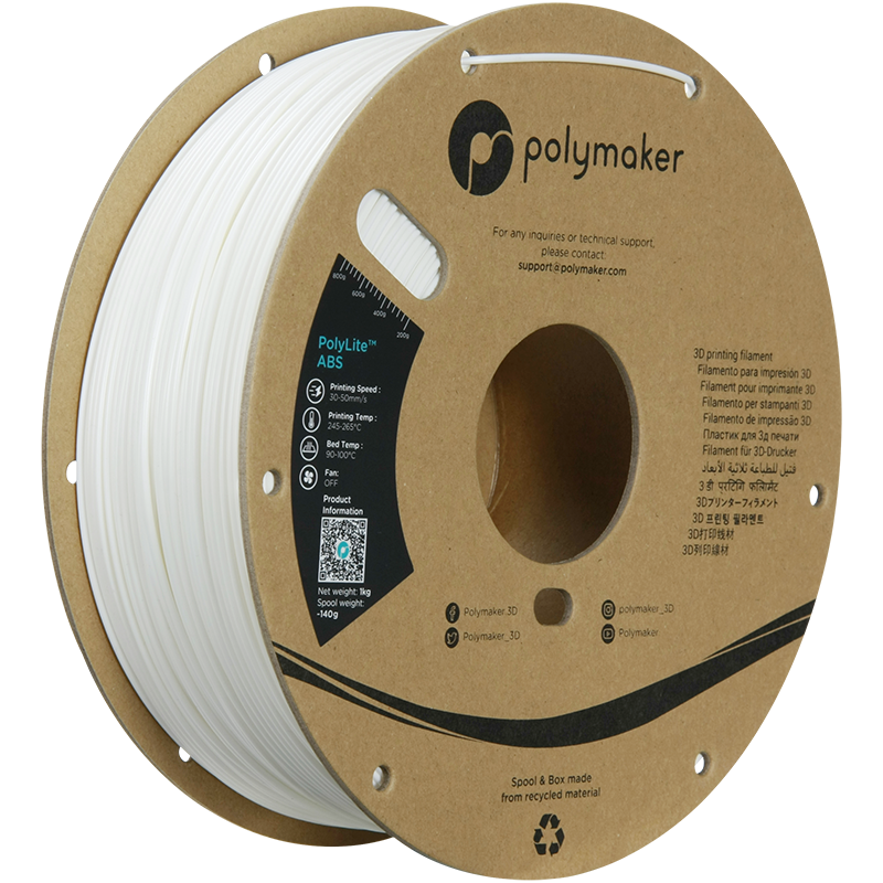Polymaker PolyLite ABS Filament 1kg 1.75mm