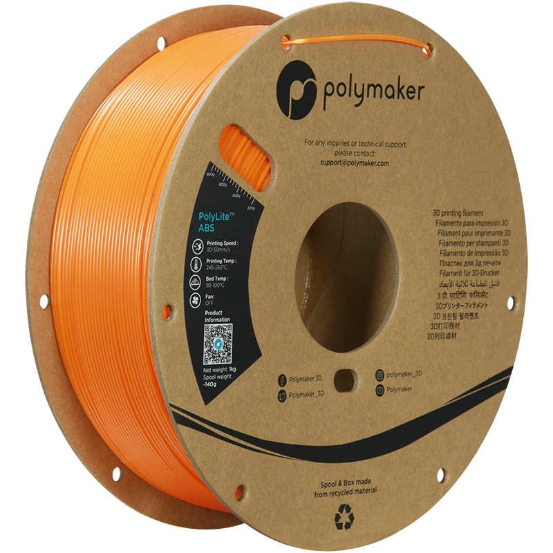 Polymaker PolyLite ABS Filament 1kg 1.75mm