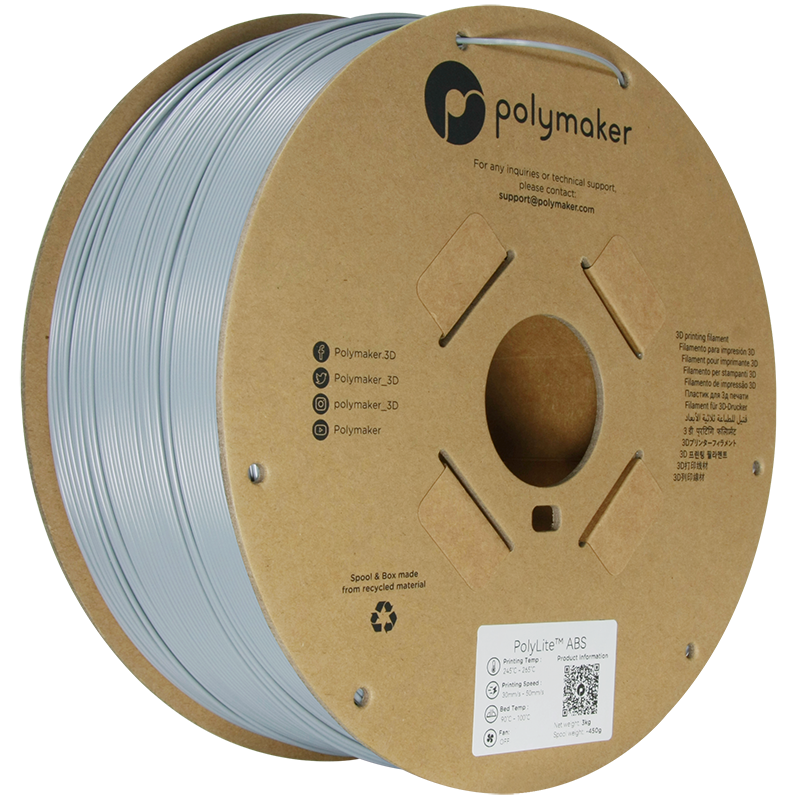 Polymaker PolyLite ABS Filament 1kg 1.75mm