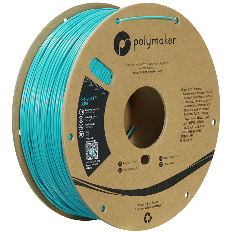 Polymaker PolyLite ABS Filament 1kg 1.75mm