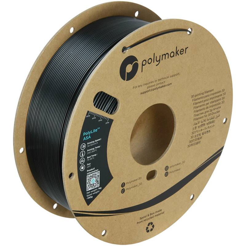 Polymaker ASA Filament 1kg in 1,75 mm für FDM/FFF 3D-Druck