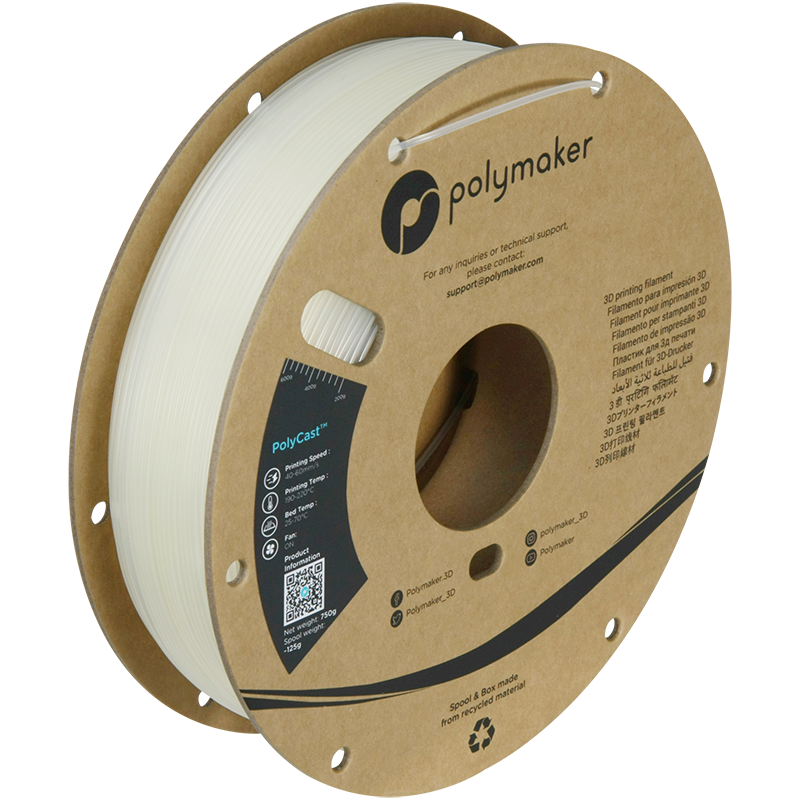 Polymaker PolyCast PVB Filament 0.75kg 1.75mm