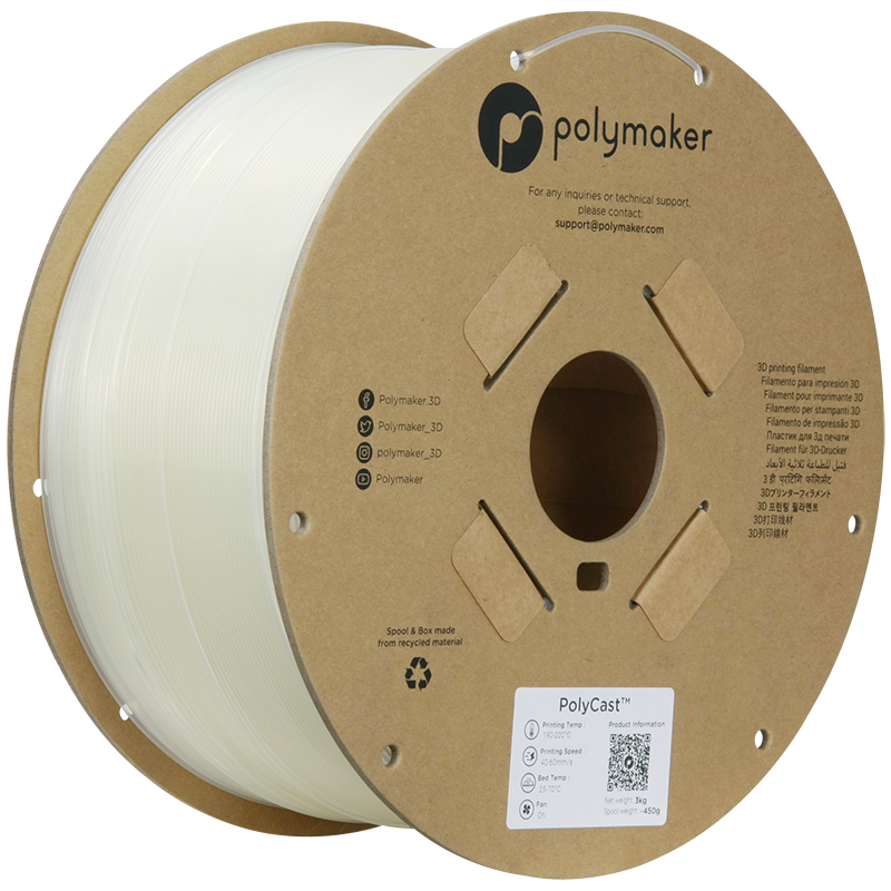 Polymaker PolyCast PVB Filament 0.75kg 1.75mm