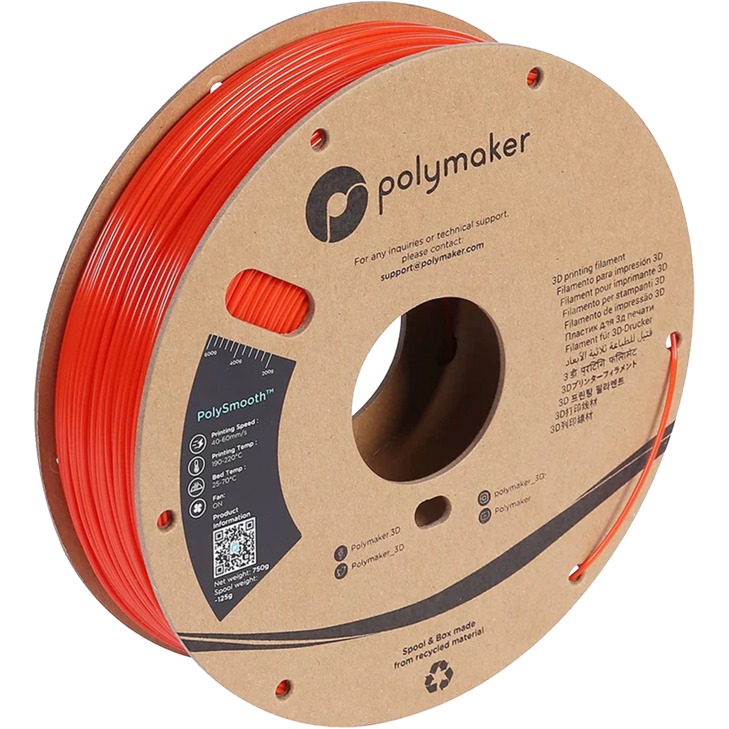 Polymaker PolySmooth PVB 0.75kg 1.75mm