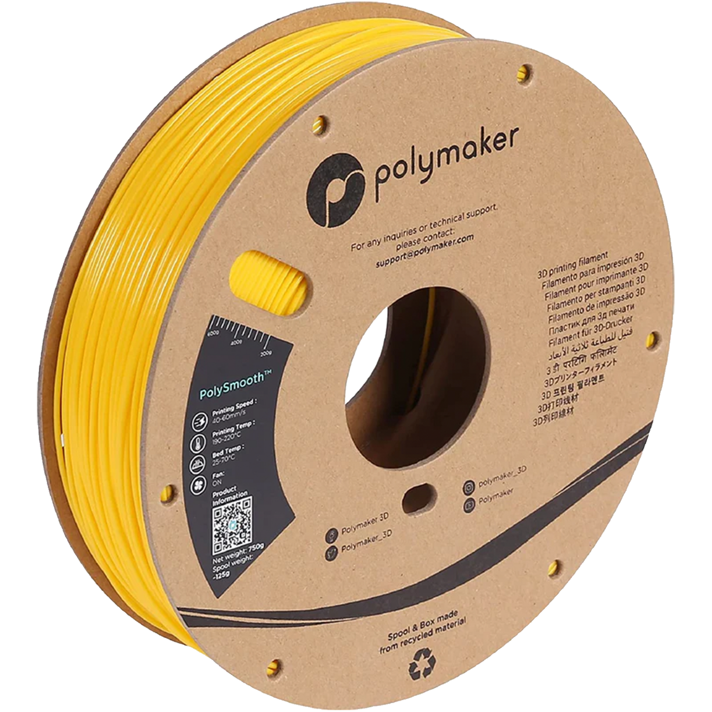 Polymaker PolySmooth PVB 0.75kg 1.75mm